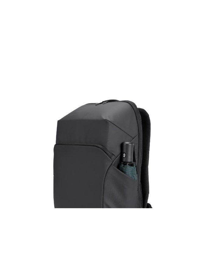 Porodo Lifestyle Water-Resistant PU Backpack with Compression, Dual Laptop Slots & Type-C PD - Image 1