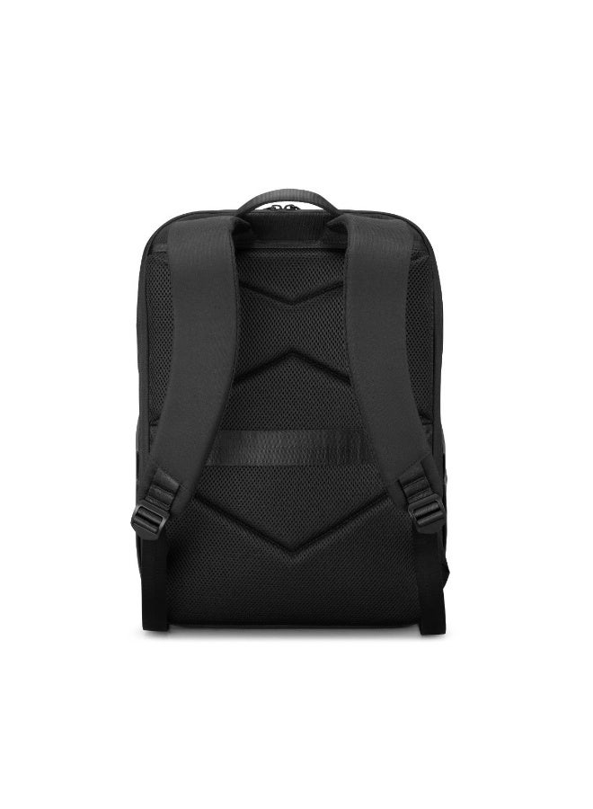 Porodo Lifestyle Water-Resistant PU Backpack with Compression, Dual Laptop Slots & Type-C PD - Image 3