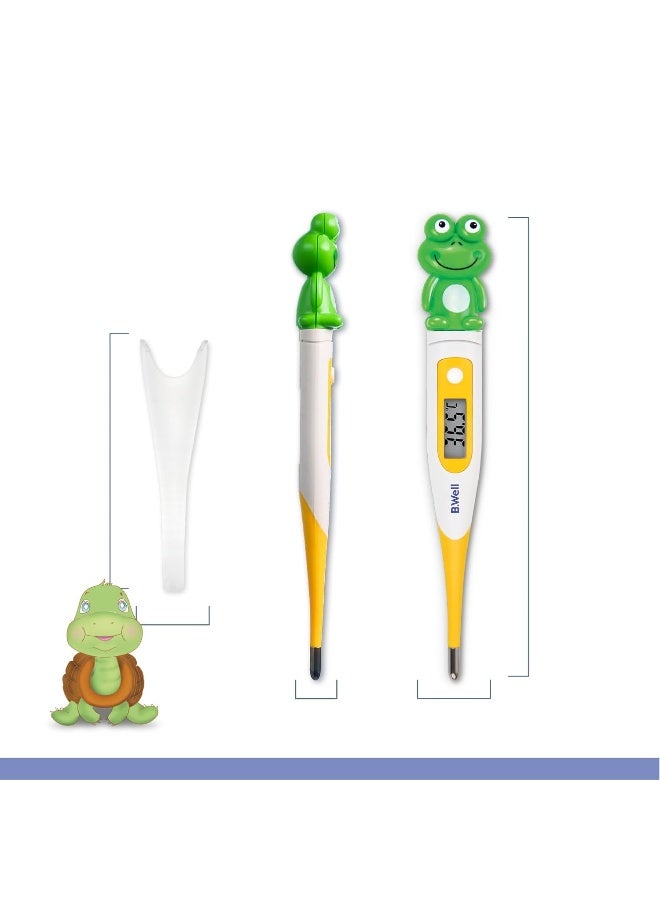 B.Well (PACK OF 2 )Pro-06 Standard Digital Thermometer Flexible-Tip Waterproof Celsius & Fahrenheit (Frog) - Image 4