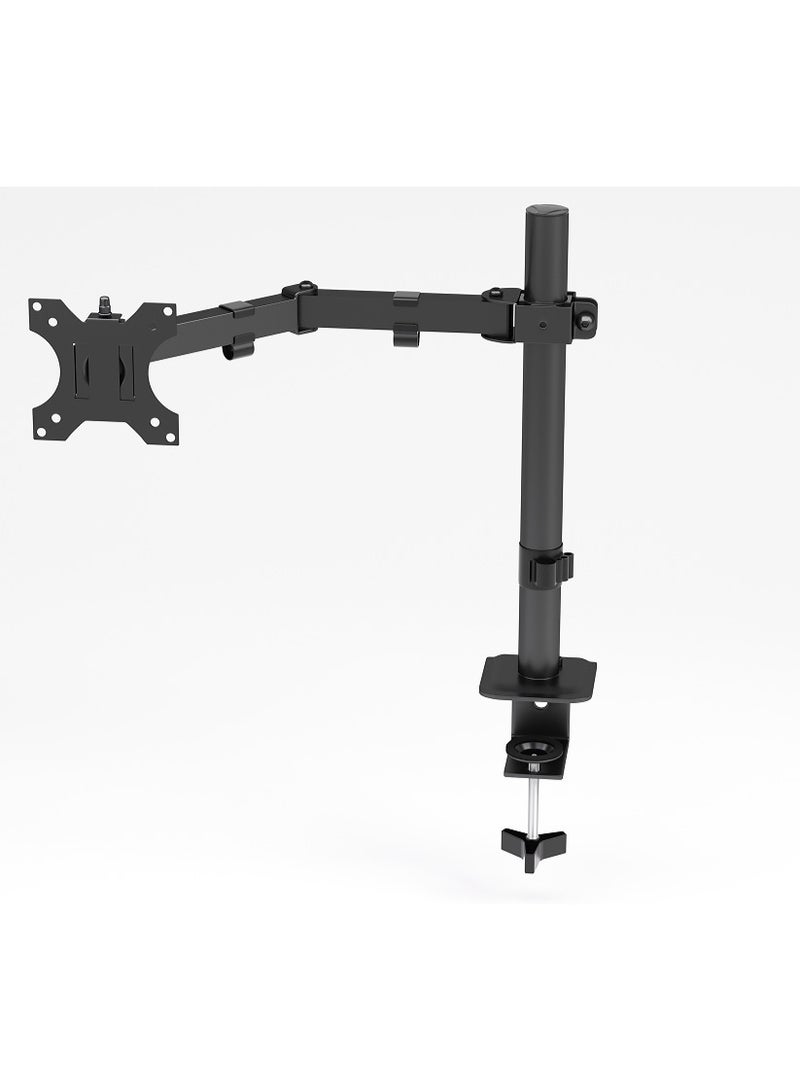 Adjustable Single Monitor Arm Mount, Desk Mounted Stand for Up to 38" Screen - Image 1