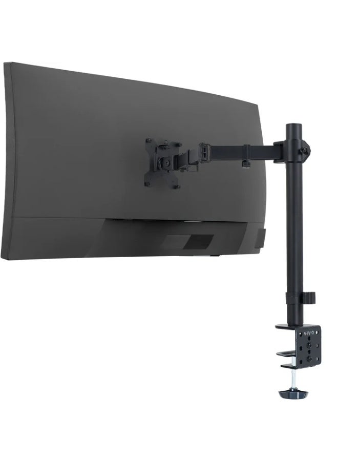 Adjustable Single Monitor Arm Mount, Desk Mounted Stand for Up to 38" Screen - Image 3