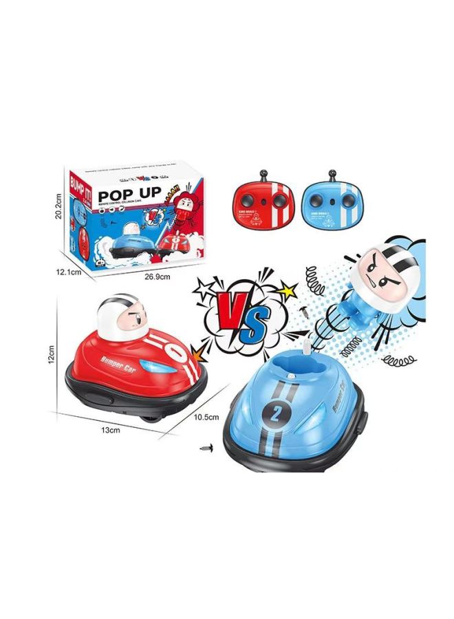 Customized Special Children's Cartoon Mini Remote Control Bumper Car Double Battle Drift Catapult Kart Boy Toy-Color:Double Battle Kart  - Image 1