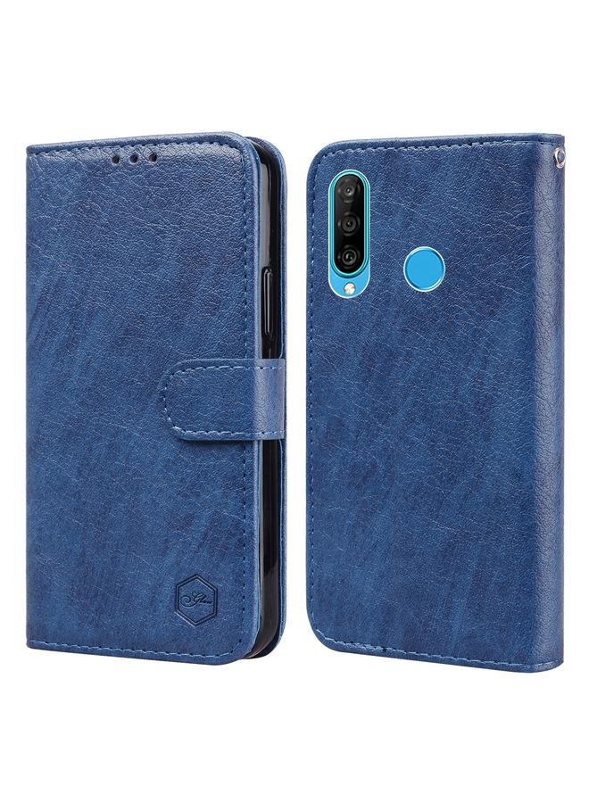 Zaboon Case For Huawei P30 Lite / Nova 4E Skin Feeling Oil Leather Texture PU + TPU Phone Case - Image 1