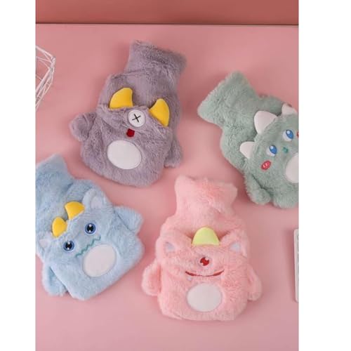 COSKIRA 1000ML Cartoon Hot Cold Pack for Pain Hot Water Bottle with Cover, Large Hot Water Bag and Soft Cover, Ideal for Pain Relief, Bag for Pain Relief, Neck and Shoulders, Feet Warmer, Menstrual -1 - Image 2