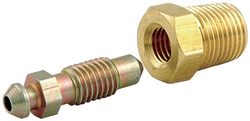 Allstar Performance Bleeder Screws 18 in NPT Brass Natural Set of 4