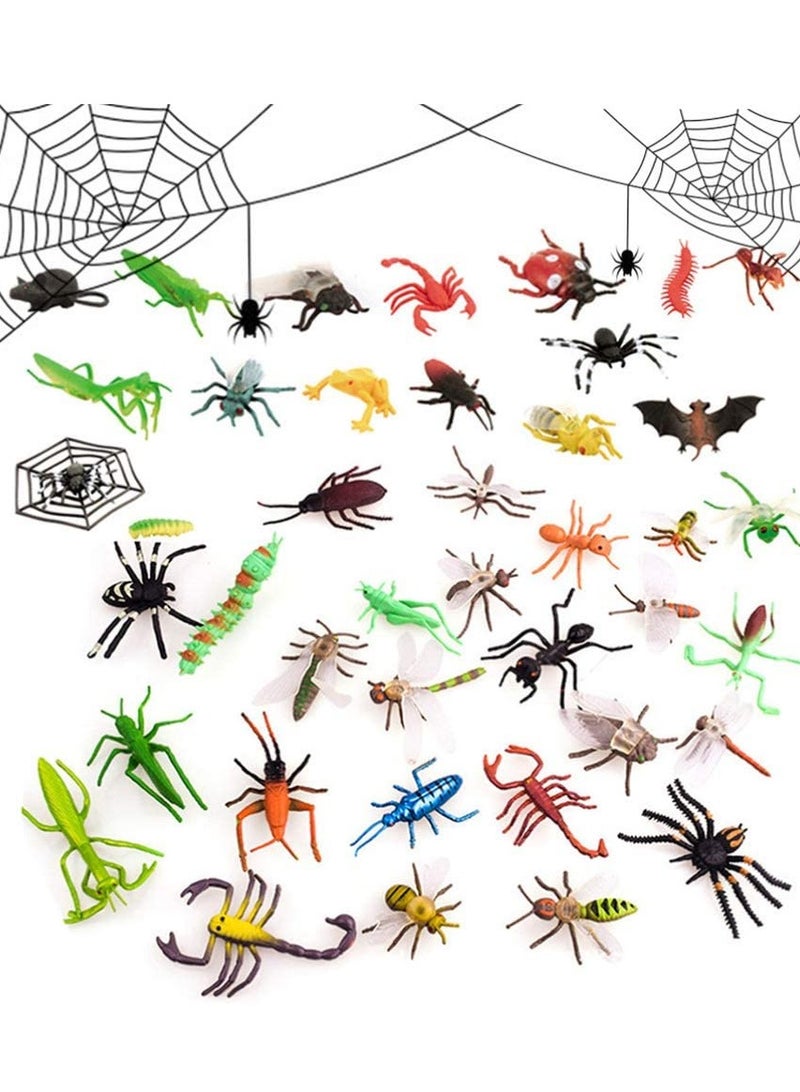 KASTWAVE Plastic Bug Lifelike Insects Figures Toys Model Animal for Kids Educational Party Favours School 39 pcs  - Image 5