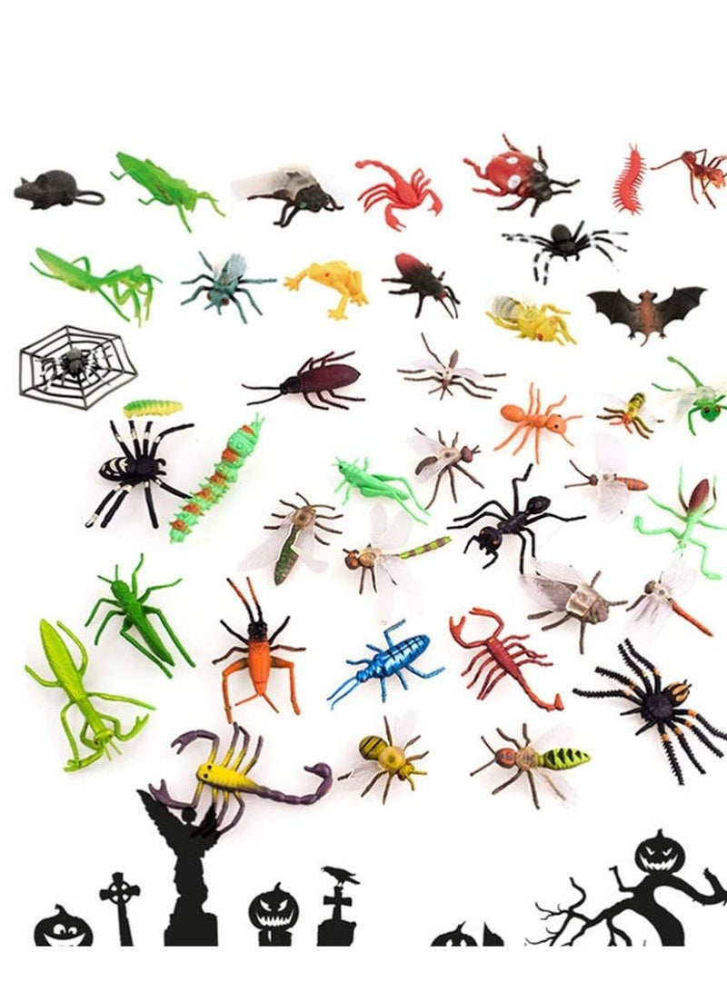 KASTWAVE Plastic Bug Lifelike Insects Figures Toys Model Animal for Kids Educational Party Favours School 39 pcs  - Image 4