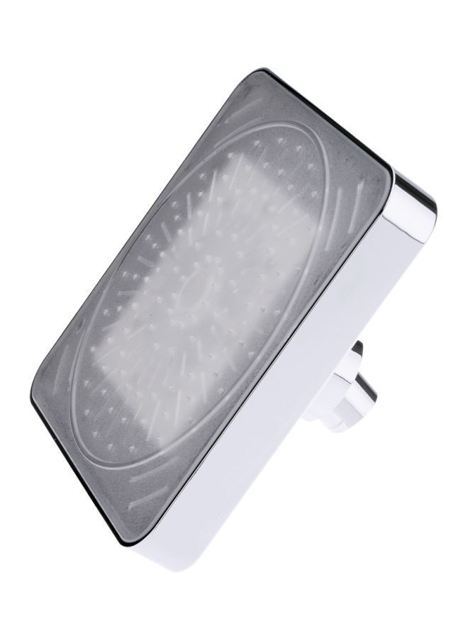 نيبمينينت رأس دش رشاش للاستحمام مزود بإضاءة LED فضي/أبيض 300غم 