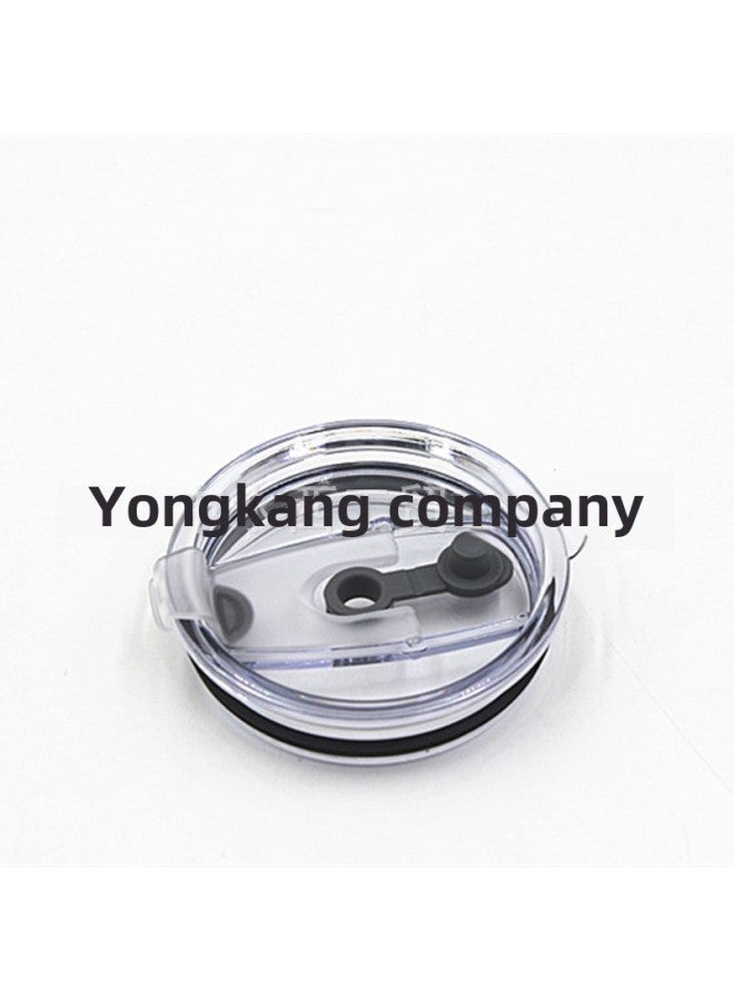 Creative 30oz Ice Bar Glass Cup Straw Cap 20oz Yeti Cup Lid Logo Customizable Daily Kitchen Drinking Utensils-Color:Transparent White-Capacity:30oz - Image 1