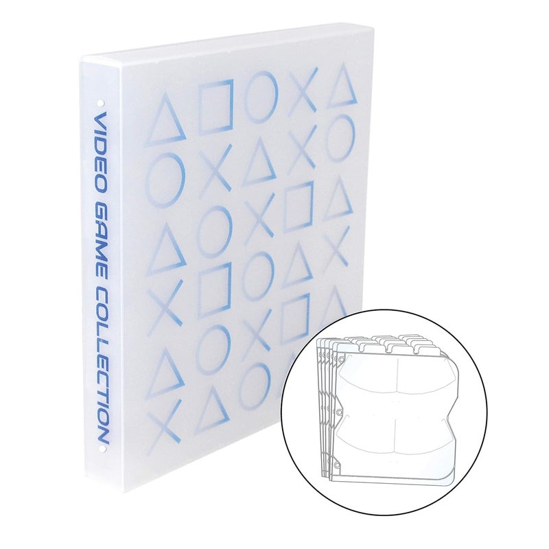 UniKeep High Capacity Disc Storge Case With Printed Theme For PlayStation Clear - Image 1
