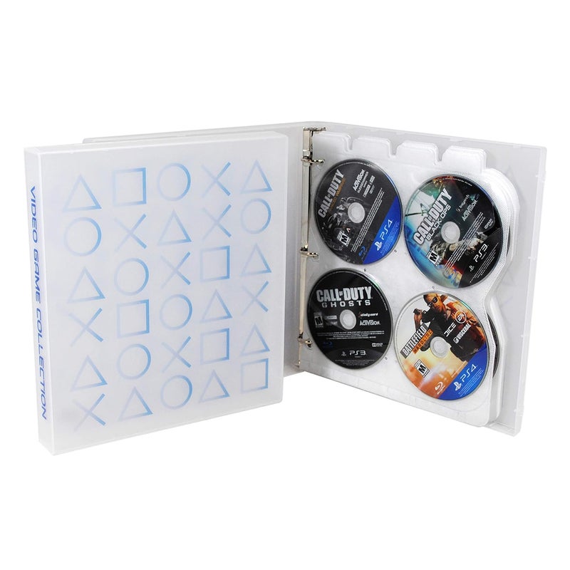 UniKeep High Capacity Disc Storge Case With Printed Theme For PlayStation Clear - Image 2