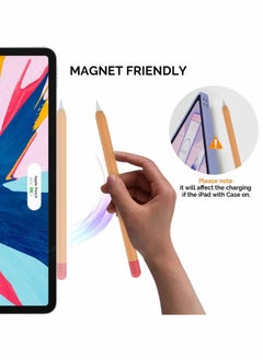 Generic Apple Pencil 2 Case Cover | Shockproof Silicone Sleeve Protector with Anti-Slip Grip | Compatible with iPad Pro | Protective Holder for Stylus Pen  - Image 3