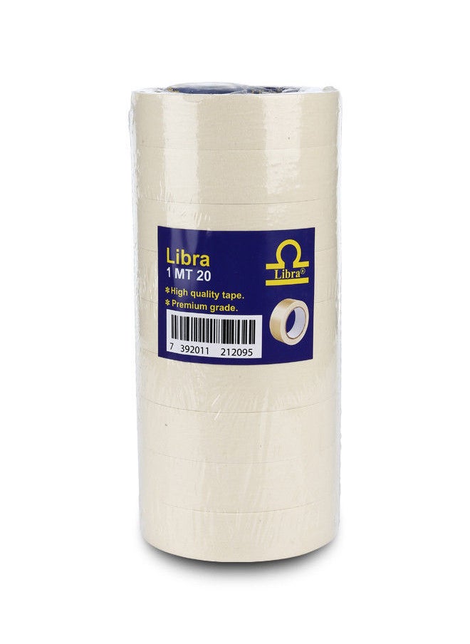 Libra Libra Adhesive Masking Tape General Purpose Painter's Tape Bulk for Painting, Labeling, Packing, Craft, Art, Home, Office, School Etc-9 pcs Pack  - Image 2