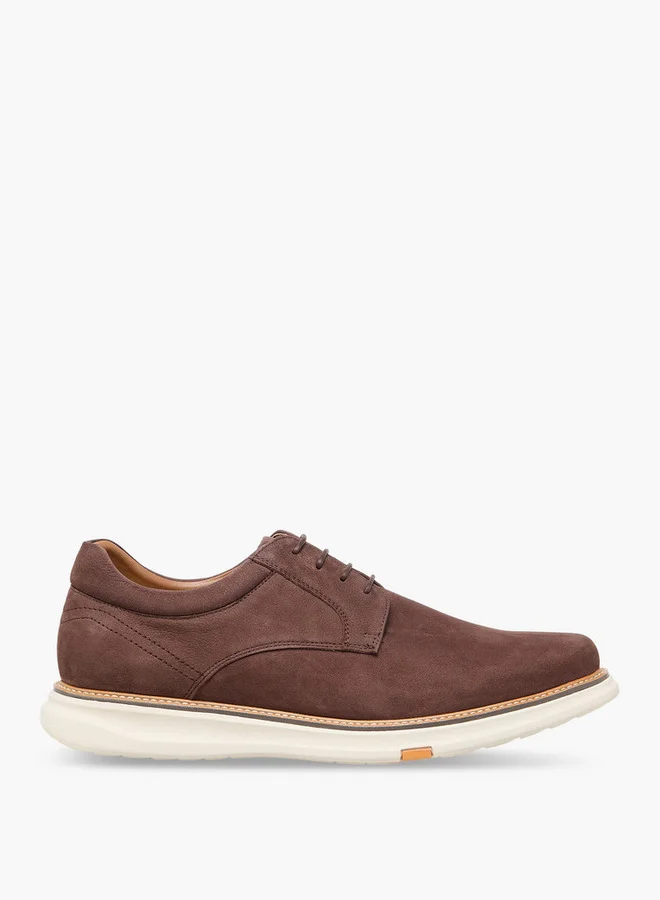 لو كونفورت Men Solid Lace-Up Sneakers