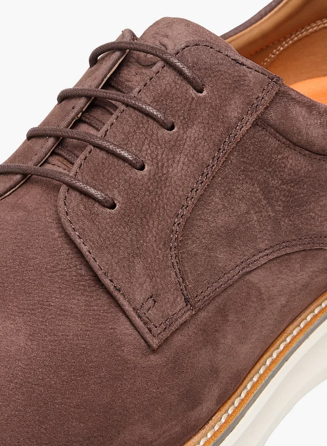 لو كونفورت Men Solid Lace-Up Sneakers