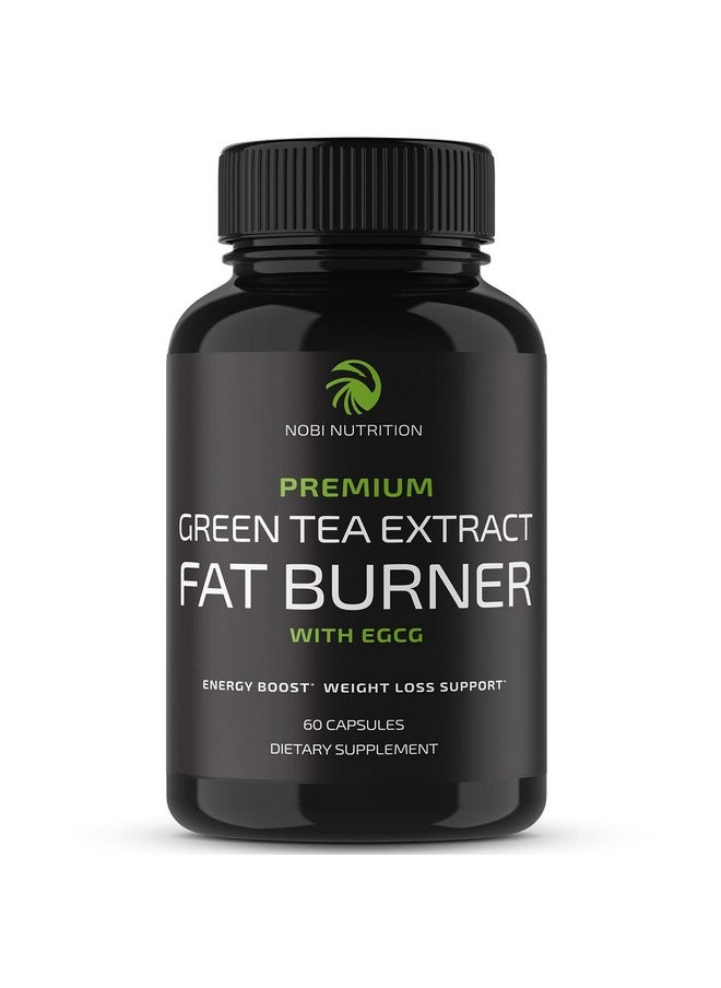 Nobi Nutrition - Green Tea Extract Weight Loss Pills To Reduce Belly Fat; Green Coffee Bean Extract Appetite Suppressant & Fat Burner For Women And Men; Vegan Glutenfree Fat Burner Supplement; 60 Capsules - Image 1