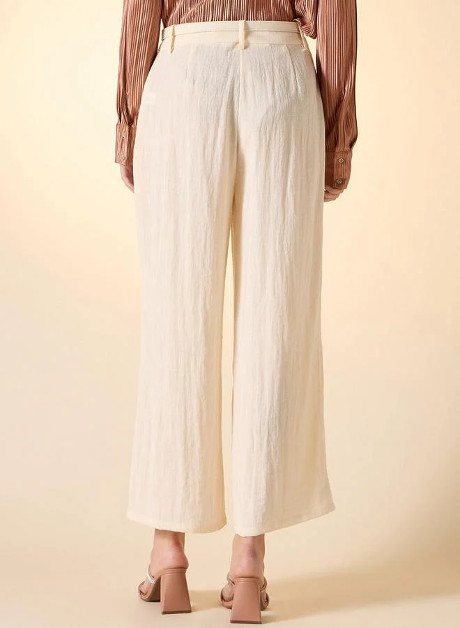 Iconic Iconic Belted Culottes with Pockets
