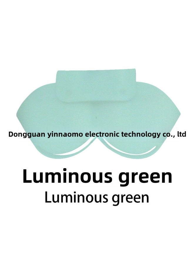 Generic - Applicable To Apple AirPods Max Headset Protective Cover Silicone Storage Bag Drop-resistant Dustproof Sleep Headset-Color:Luminous Green-Model:Silicone Storage Bag - Image 1
