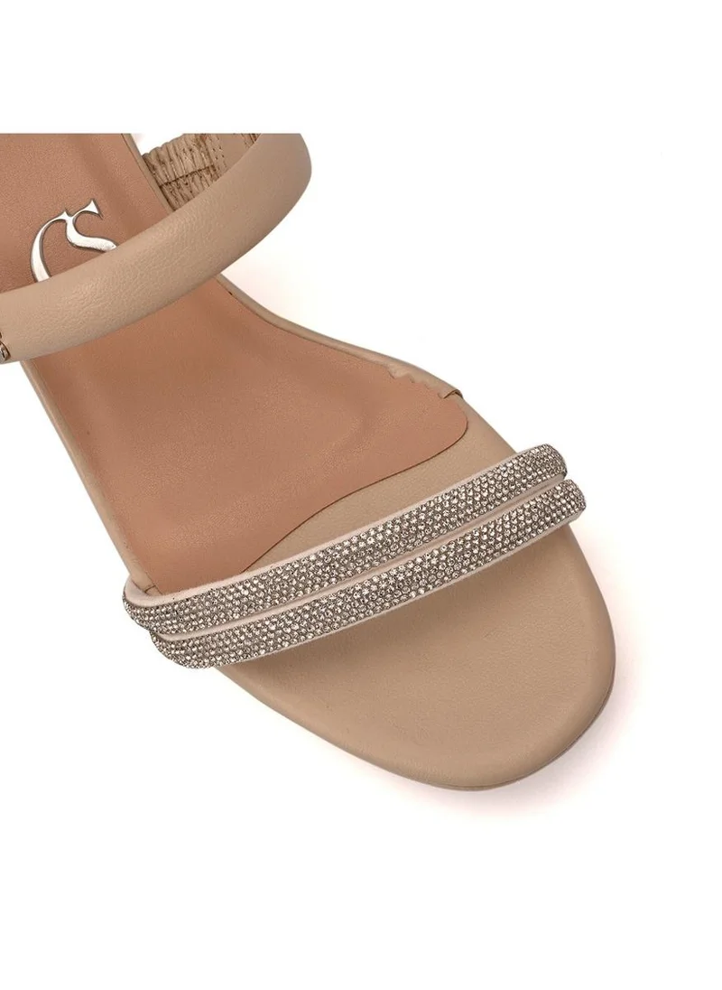 Carmen Steffens  Ivory Platform Straps for Women | Best Price UAE