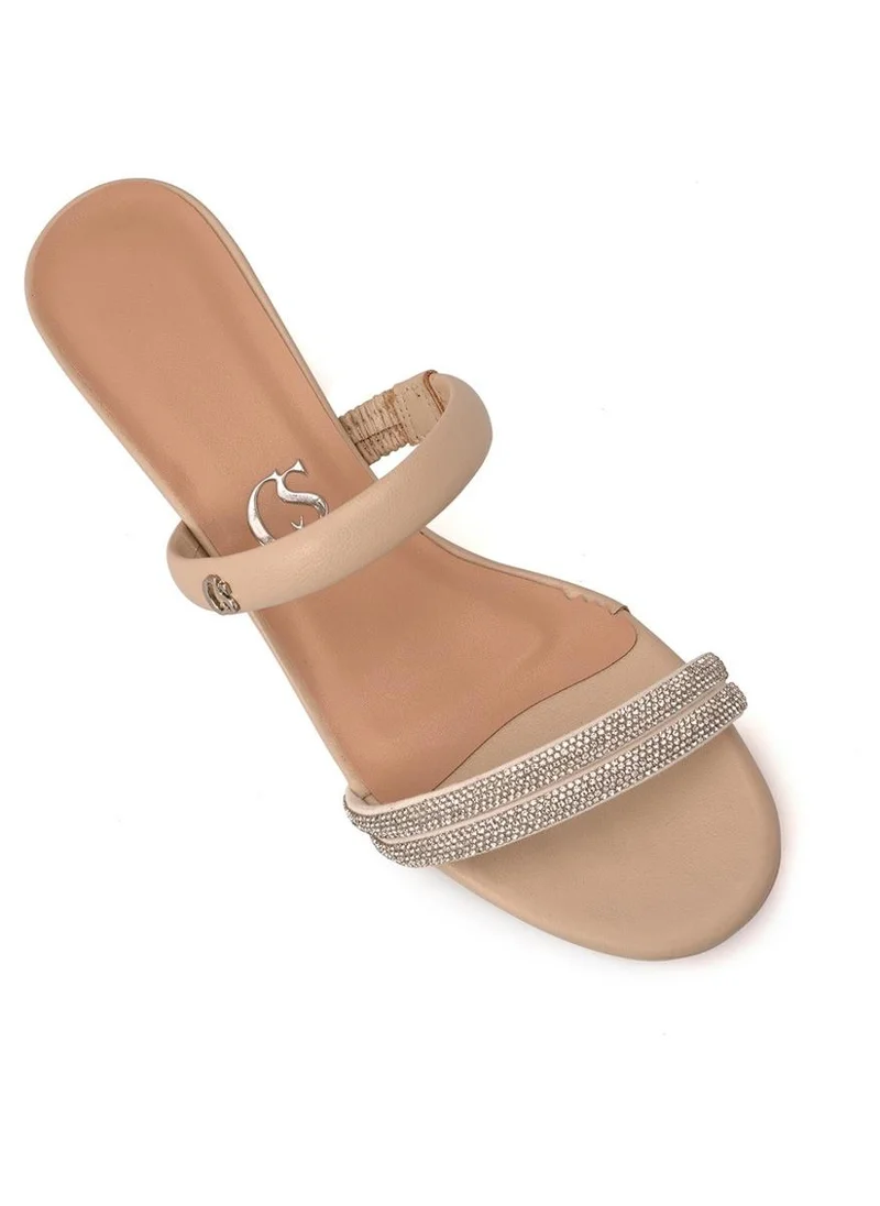 Carmen Steffens  Ivory Platform Straps for Women | Best Price UAE