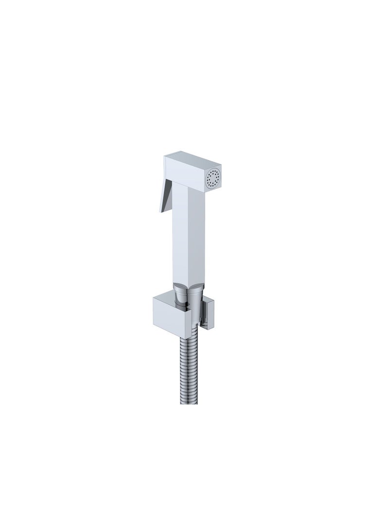 Rona Chrome Shattaf Bidet Spray Set Handheld Toilet Bidet Sprayer Bathroom Hygienic Cleaning Kit - Image 3