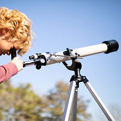 Educational Insights GeoSafari Omega Refractor Telescope - Portable Telescope for Kids, Teens, and Adults, See Planets, Stargazing Tools, Classic STEM Learning Set, Gift for Boys & Girls Ages 8+ - Image 2