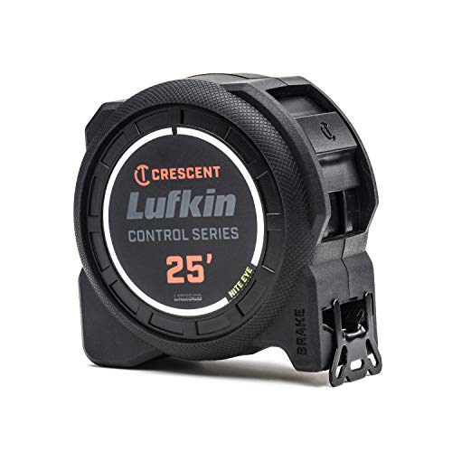 Lufkin متر قياس كريسينت لوفكين 1-3/16 × 25' سلسلة التحكم بالتحكم الأسود المغلف - L1025CB - Image 3