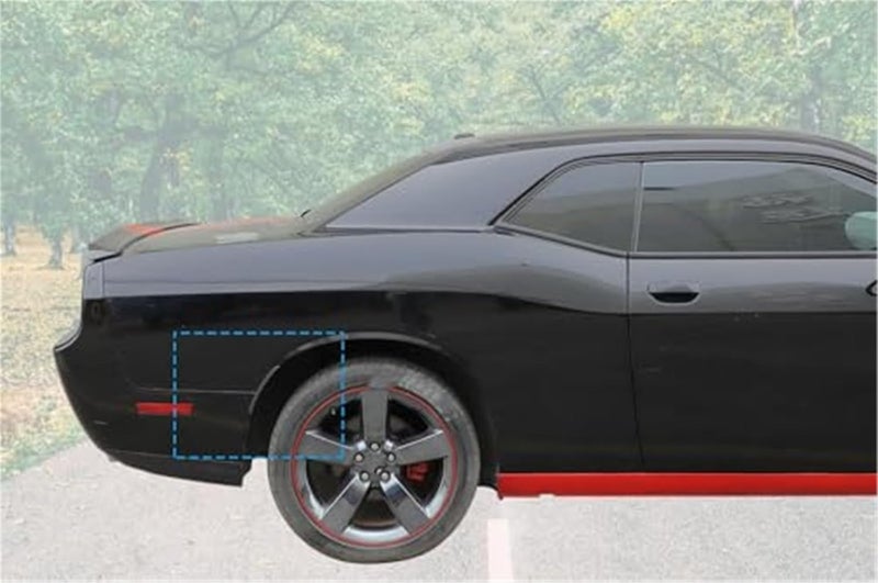 Wivplex Wheel Rim Eyebrow Bumper Protector for Dodge - Image 4
