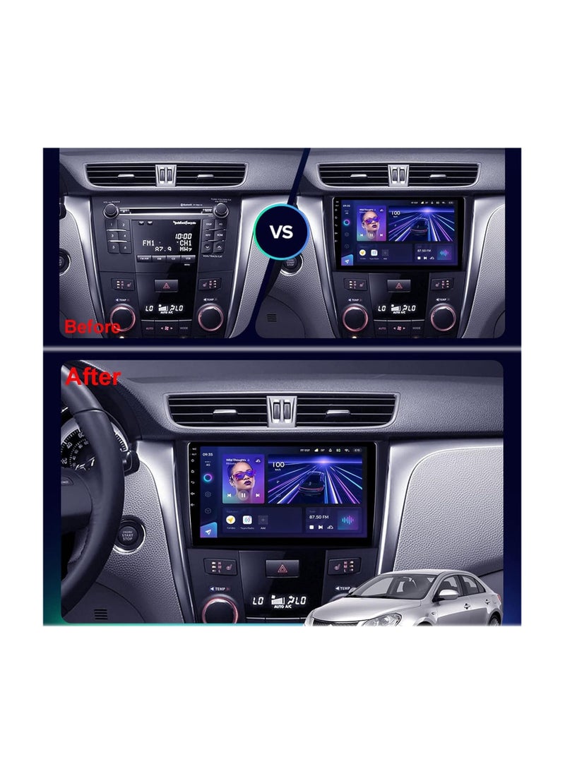 SHEZA STAR Android Car Stereo for Suzuki Kizashi 2009 2010 2011 2012 2013 2014 2015 4GB RAM 64GB ROM MirrorLink WiFi BT, 9 Inch Support Apple Carplay, IPS Touch Screen with Backup Camera Included  - Image 3