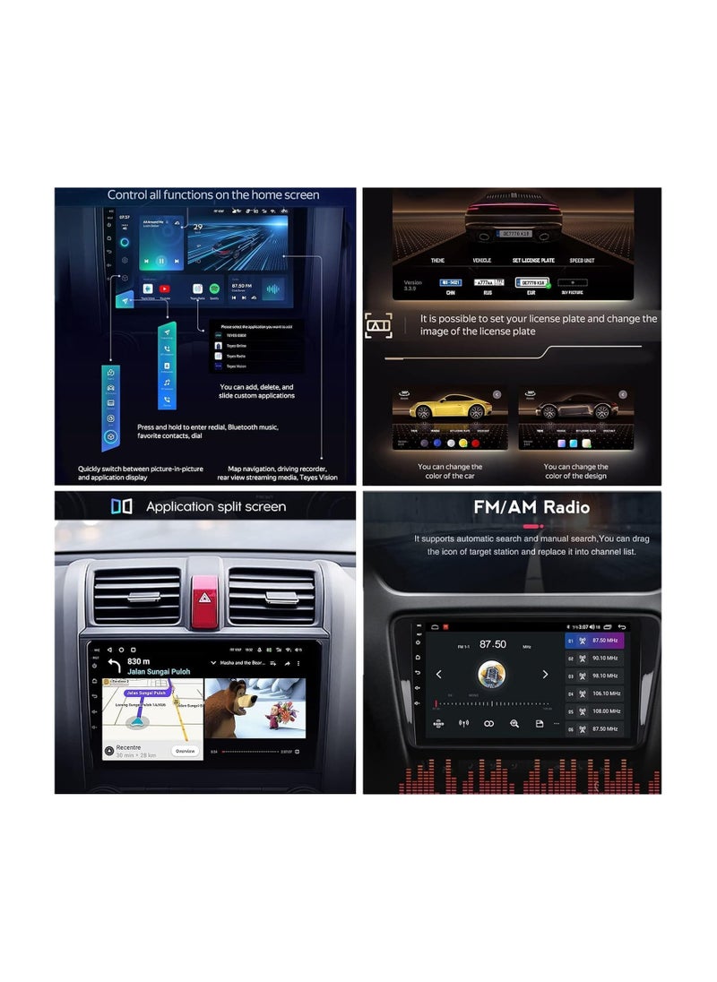 SHEZA STAR Android Car Stereo for Suzuki Kizashi 2009 2010 2011 2012 2013 2014 2015 4GB RAM 64GB ROM MirrorLink WiFi BT, 9 Inch Support Apple Carplay, IPS Touch Screen with Backup Camera Included  - Image 5