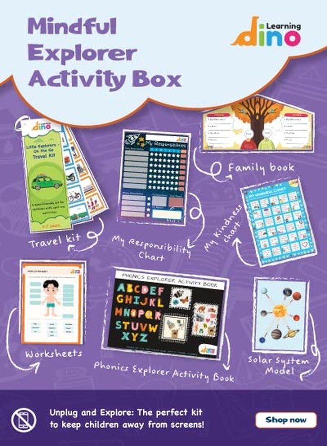 Learning Dino 7-in-1 Activity Kit for Kids 3-8 Years - Image 1