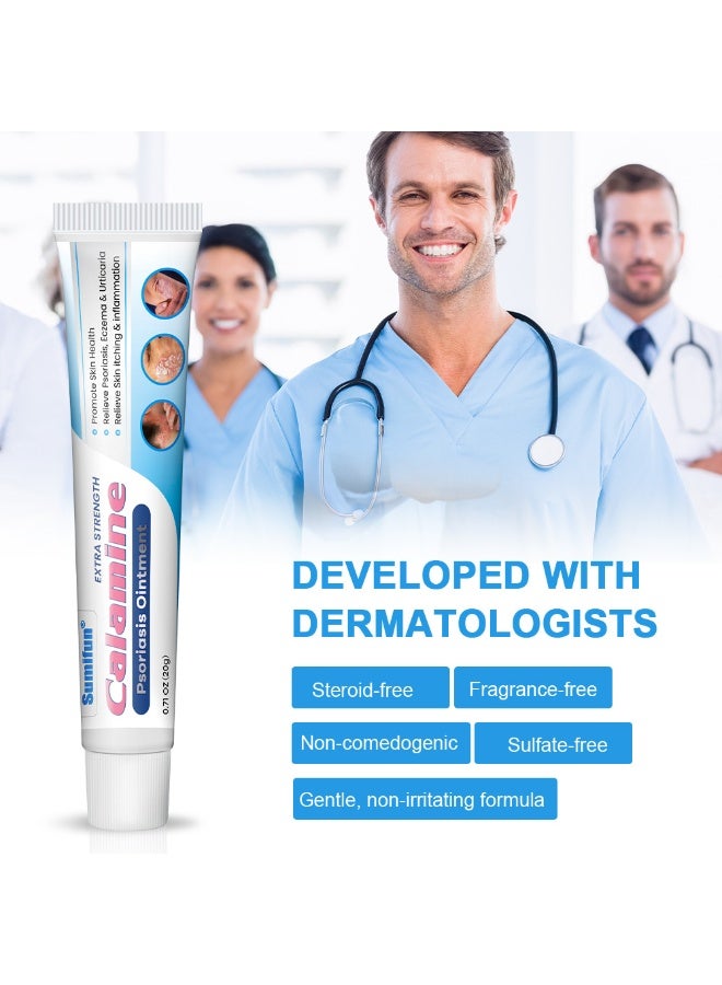 Sumifun Extra Strength Calamine Psoriasis Ointment Cream - Image 3