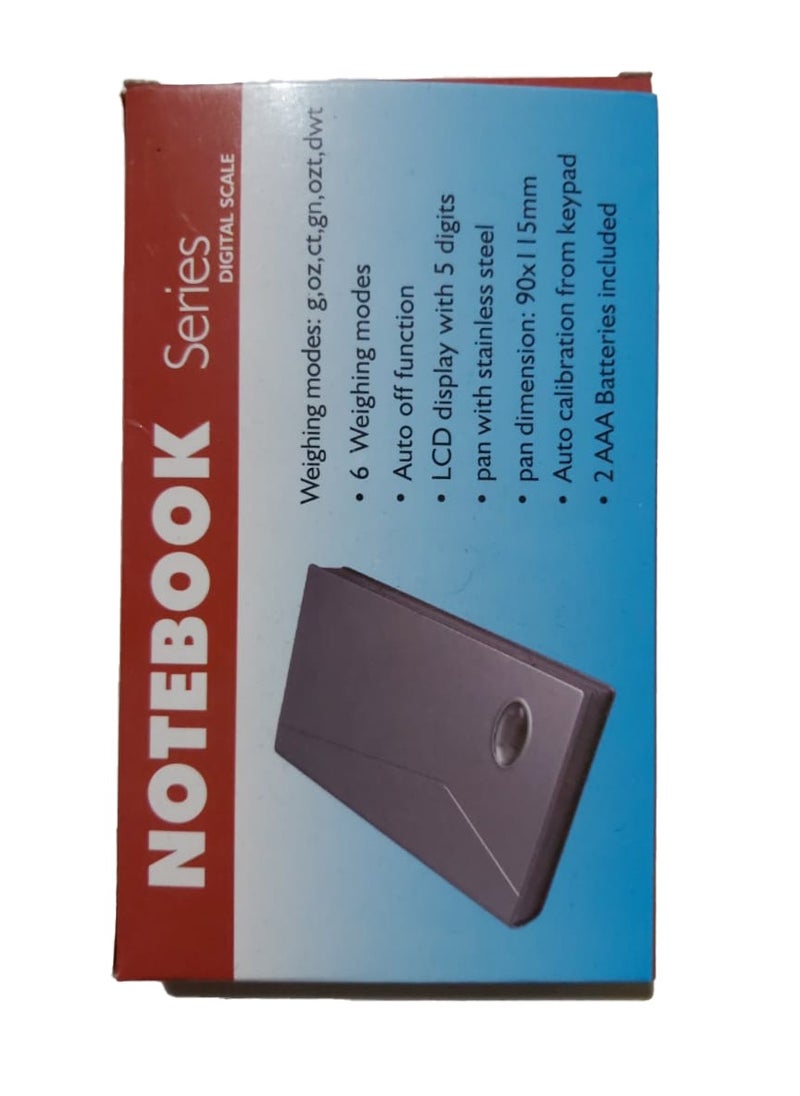 Note Book smart highly accurate sensitive digital balance - up to 500gm - Grams balance  - Image 2