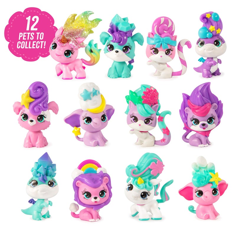 Blume Petal Pets 2-Pack, UNbox A Surprise Collectible Pet & Charm Bracelet! (Series 1) - Image 3