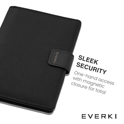 EVERKI RFID Passport Wallet - RFID Passport Holder for Travel, Slim RFID Blocking Pass Port Case Cover & Protector, Cute Pass Port Holder for Men & Women, Travel Essentials Gift for Travelers, Black - Image 5