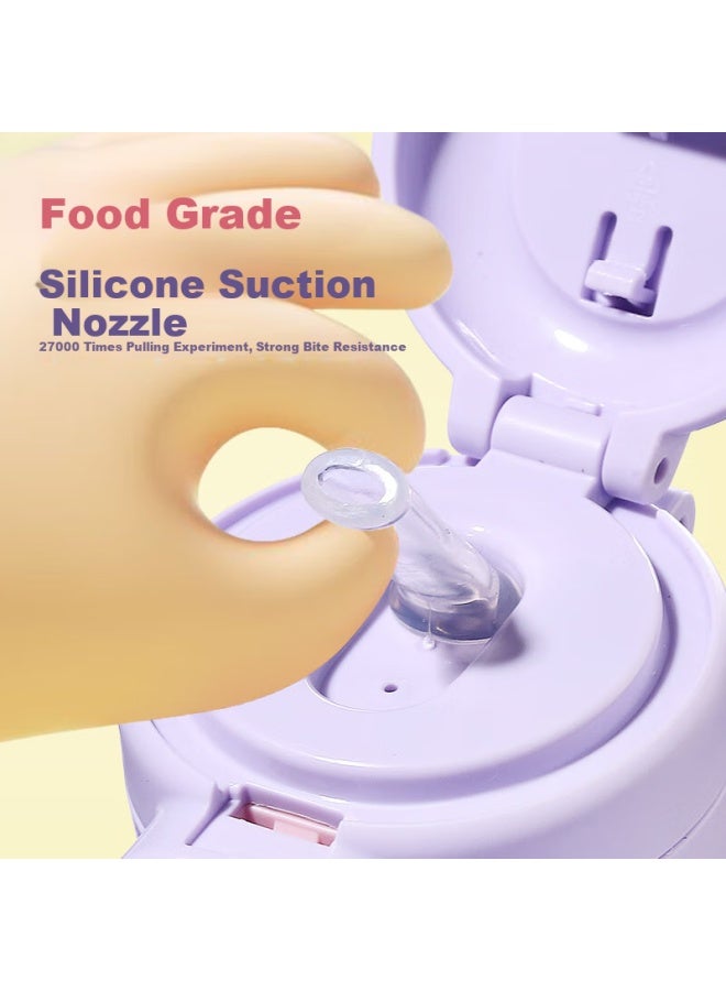 Snoopy 316L Stainless Steel Large Capacity Dual-Drinking Children'S Insulated Cup With Straw And Cup Sleeve For Boys And Girls, Elementary School Student Water Bottle - Image 4