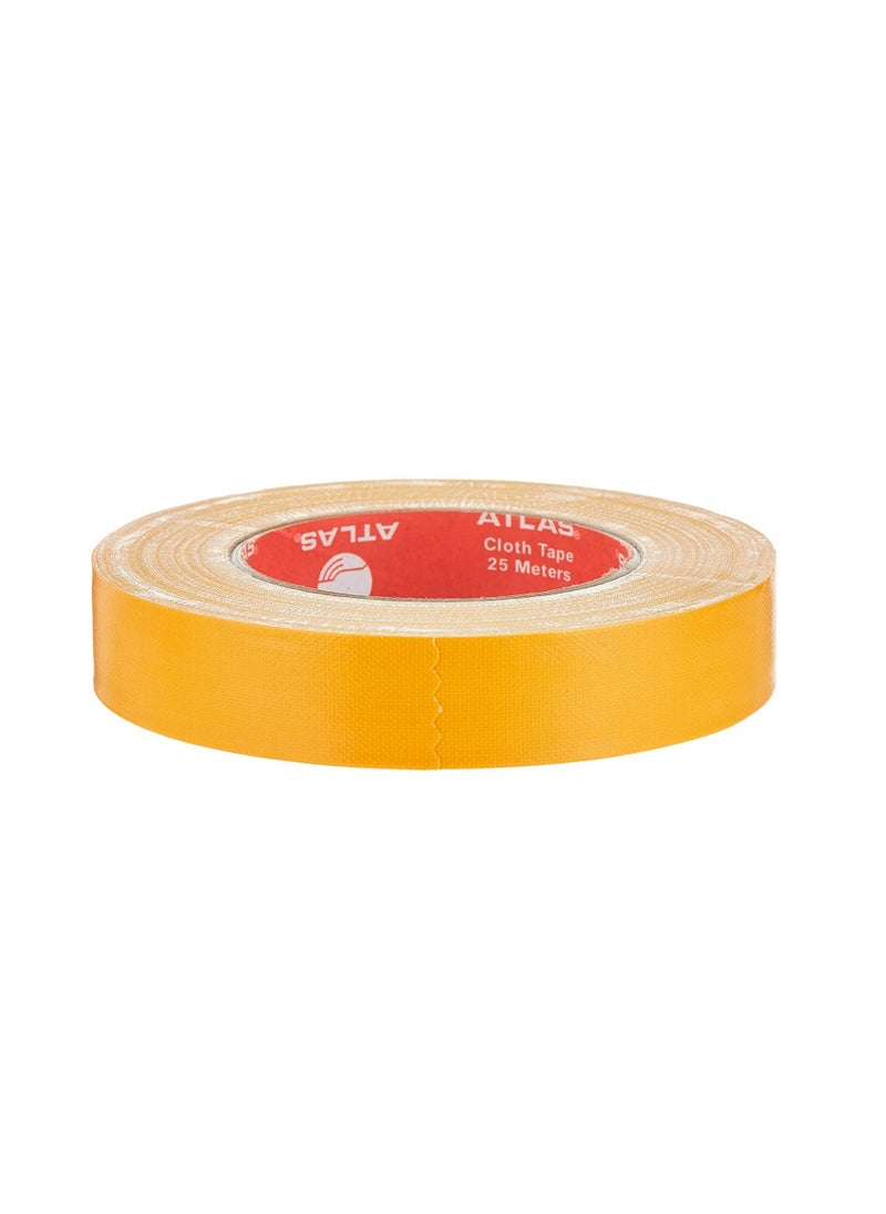 ATLAS 25-Meter Length Cloth Tape 1 Inch Wide Yellow Colour  - Image 2