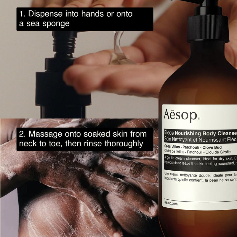 Aesop Eleos Nourishing Body Cleanser | Moisturizing Body Wash for Dry, Dehydrated Skin | Made with Shea Butter & Lavender Oil | 500 mL / 16.9 oz - Image 5