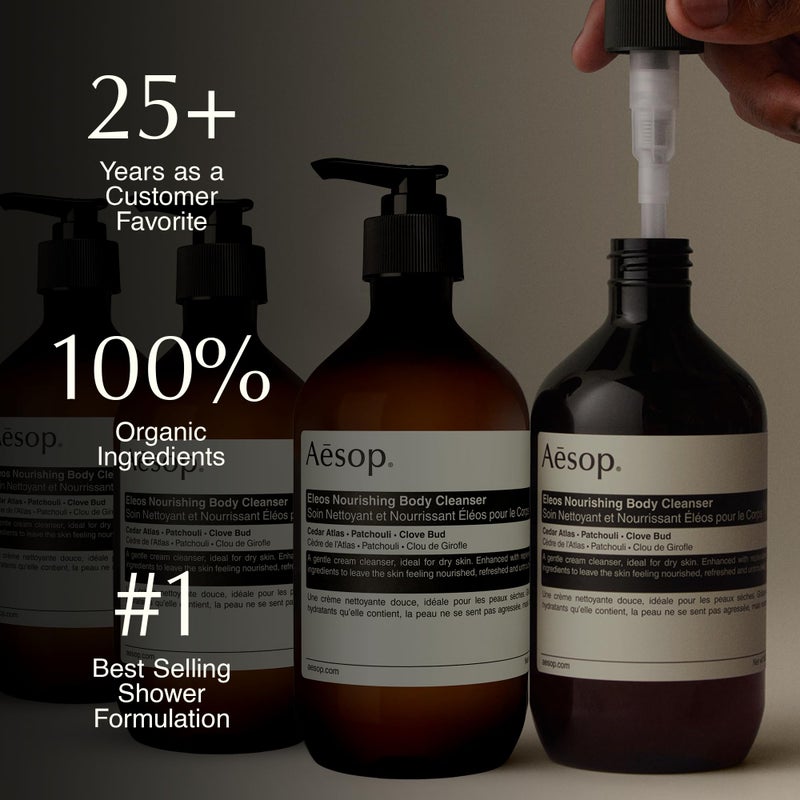 Aesop Eleos Nourishing Body Cleanser | Moisturizing Body Wash for Dry, Dehydrated Skin | Made with Shea Butter & Lavender Oil | 500 mL / 16.9 oz - Image 3