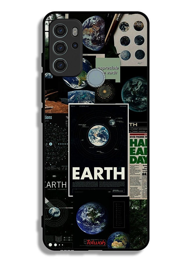 Tolwak Motorola Moto G60S Protective Case Cover Earth - Image 2