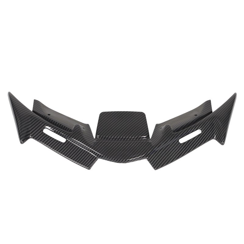 Front Aerodynamic Winglet Carbon Fiber Pattern Motorcycle Fairing Wing - Direct Replacement Headlight Protection Fairing Wing Cover for YZF R15 V4 2022 - Image 5