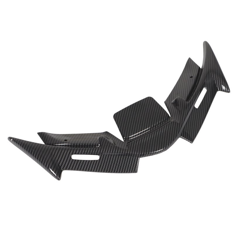 Front Aerodynamic Winglet Carbon Fiber Pattern Motorcycle Fairing Wing - Direct Replacement Headlight Protection Fairing Wing Cover for YZF R15 V4 2022 - Image 2