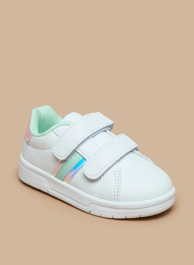 فلورا بيلا من شو إكسبرس Colourblock Sneakers with Hook and Loop Closure
