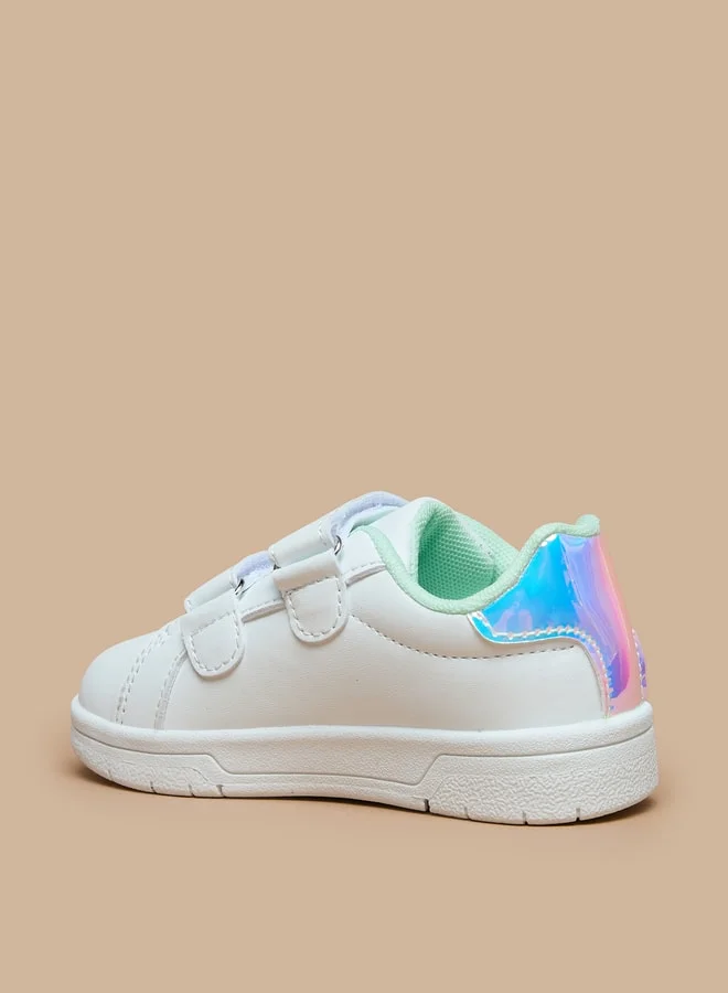 فلورا بيلا من شو إكسبرس Colourblock Sneakers with Hook and Loop Closure