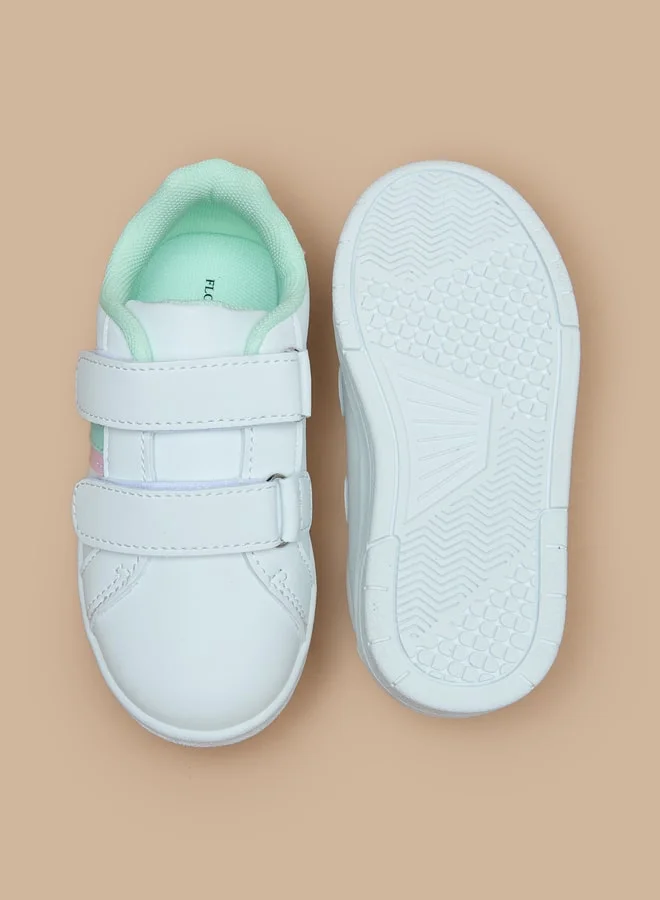 فلورا بيلا من شو إكسبرس Colourblock Sneakers with Hook and Loop Closure