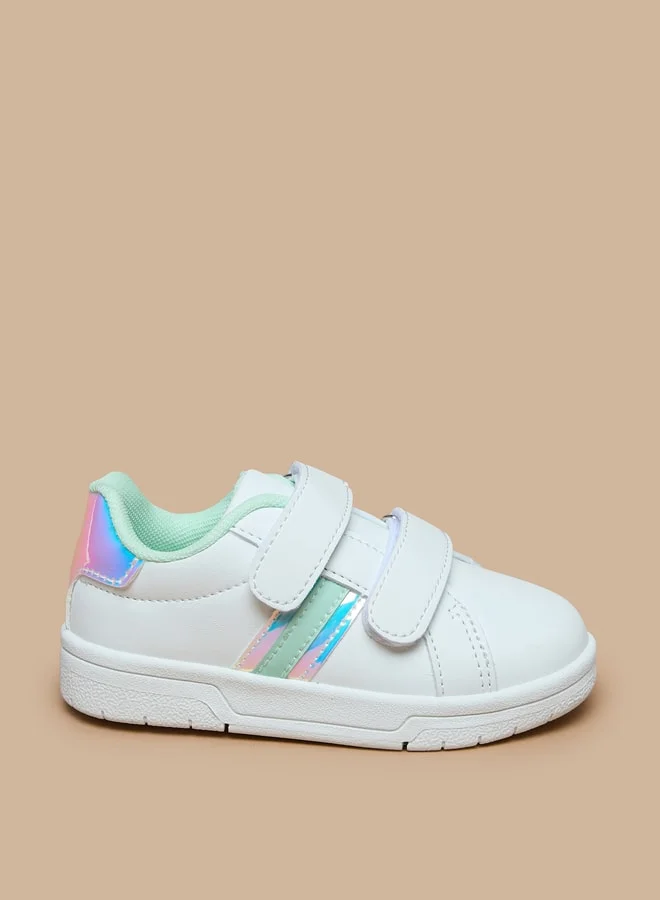 فلورا بيلا من شو إكسبرس Colourblock Sneakers with Hook and Loop Closure