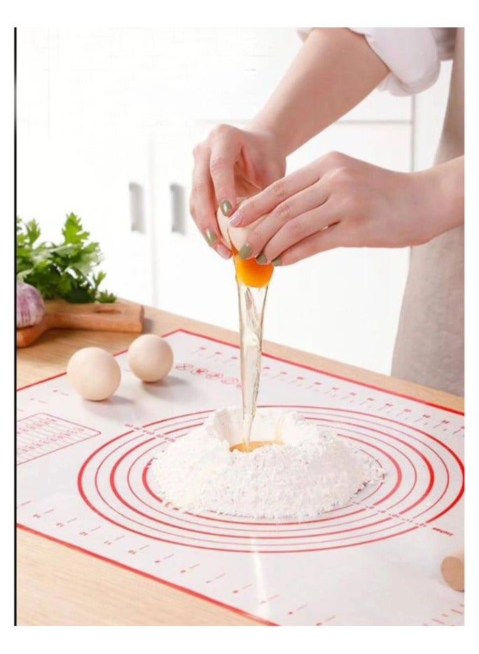 Baking Mat Non-Stick Silicon Rolling Pastry Mat, 60 * 40cm Silicon - Image 2