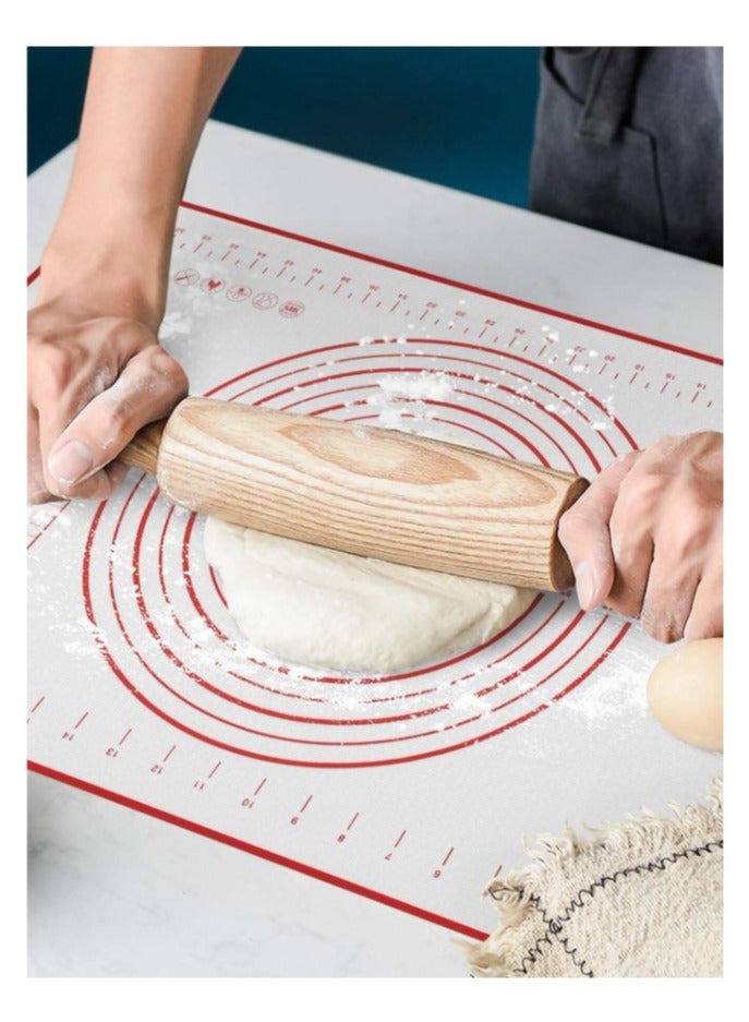 Baking Mat Non-Stick Silicon Rolling Pastry Mat, 60 * 40cm Silicon - Image 1