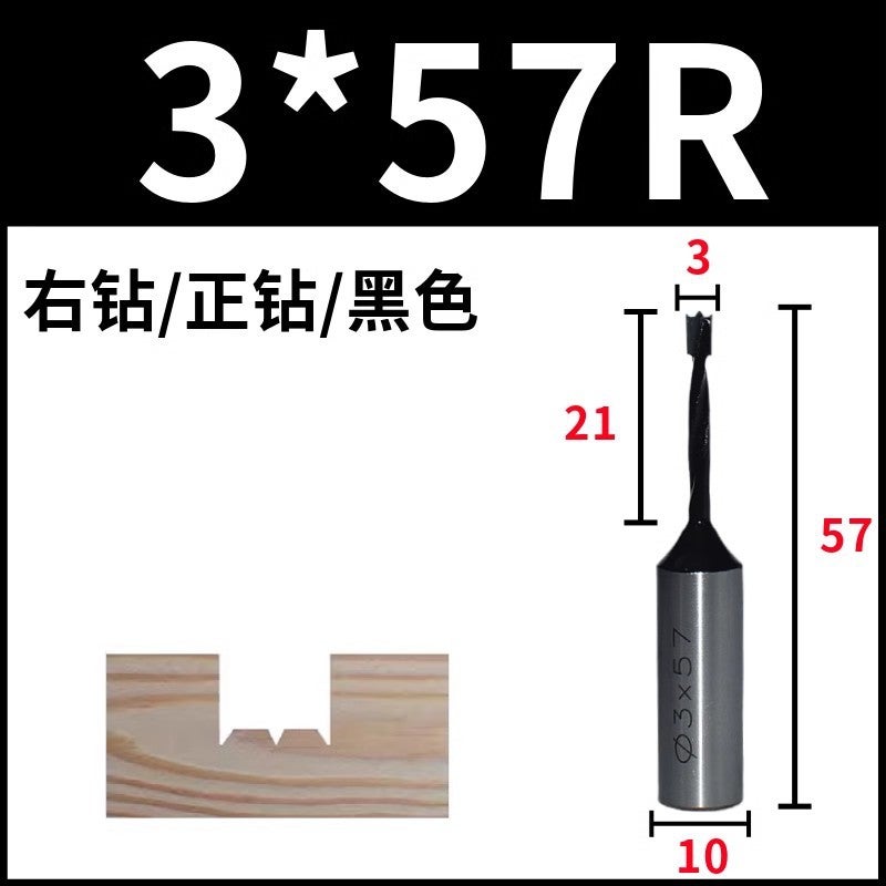 Tri-Blade Crown Drill 8*100R8*57 R1/2 Shank 3*57R 