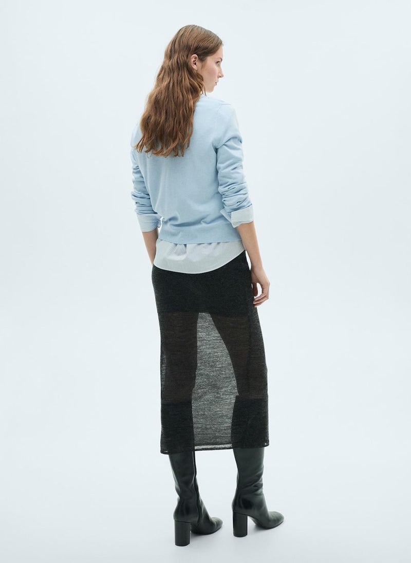 MANGO V-Neck Knit Sweater  - Image 2